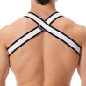 Barcode Berlin Harnais élastique Bottom Noir-Blanc